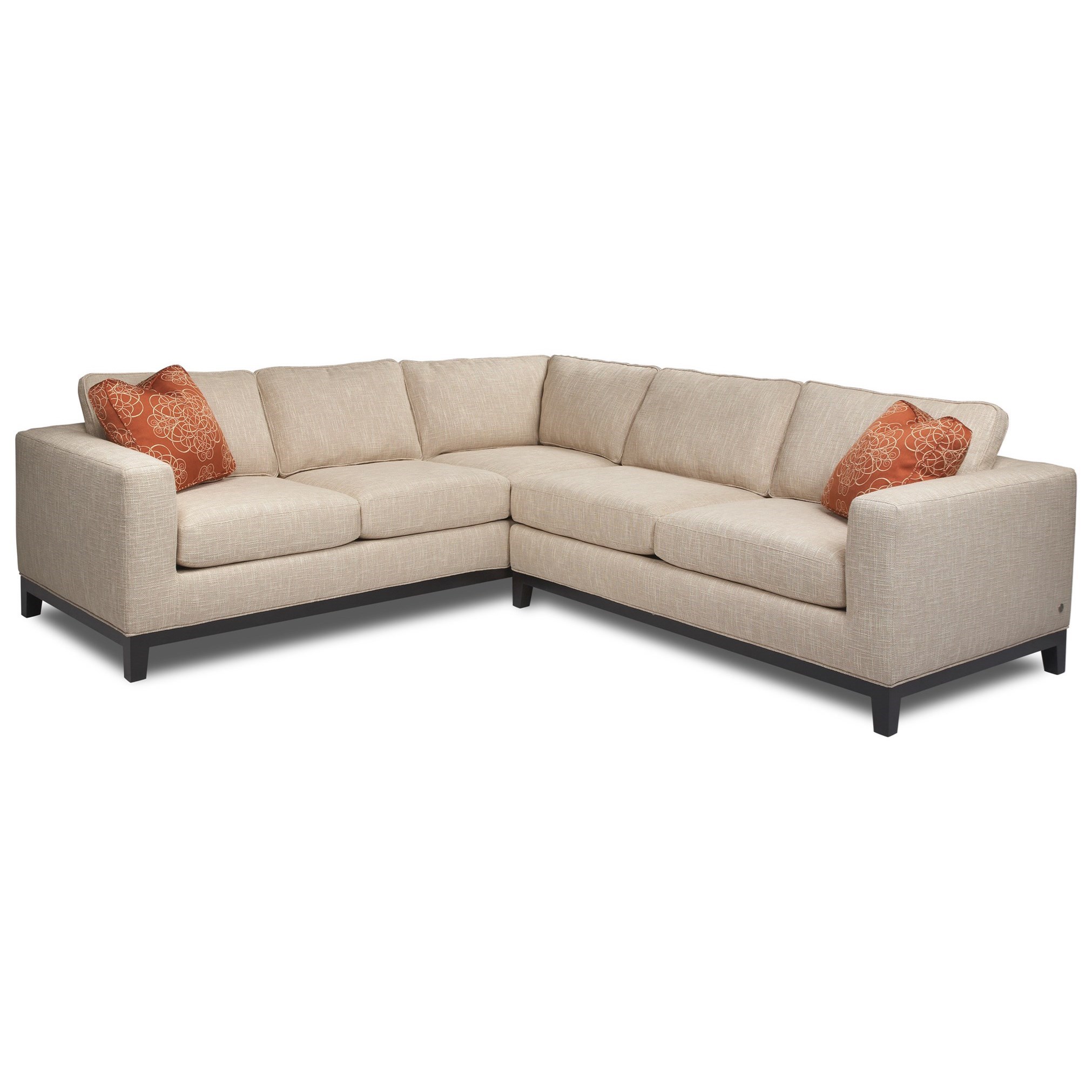 American Leather Brooke Contemporary LShaped Sectional Jacksonville